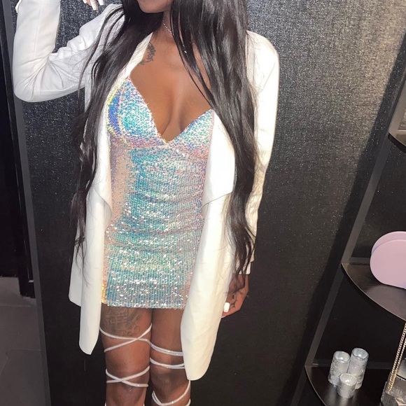 Fashion Nova Dresses & Skirts - Pink sparkly dress💕